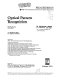 Optical pattern recognition : 17-18 January 1989, Los Angeles, California /