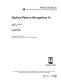 Optical pattern recognition IV : 13-14 April 1993, Orlando, Florida /