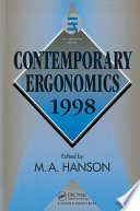 Contemporary Ergonomics 1998 /