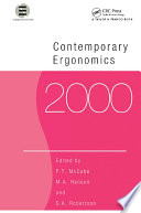 Contemporary Ergonomics 2000 /