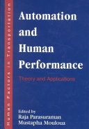 Automation and human performance : theory and applications /