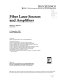 Fiber laser sources and amplifiers : 6-8 September 1989, Boston, Massachusetts /