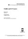 Visible and UV lasers : 25-26 January 1994, Los Angeles, California /