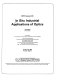 In situ industrial applications of optics : 25-27 June 1986, Brussels, Belgium /