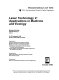 Laser technology V : applications in medicine and ecology : 23-27 September 1996, Szczecin-Świnoujście, Poland /