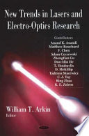 New trends in lasers and electro-optics research /