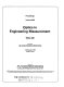 Optics in engineering measurement : 3-6 December 1985, Cannes, France /