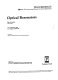 Optical resonators : 16-18 January 1990, Los Angeles, California /