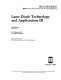 Laser diode technology and applications III : January 23-25, 1991, Los Angeles, California /