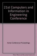 Proceedings of the 2001 ASME Design Engineering Technical Conferences and Computers and Information in Engineering Conference.
