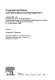 Engineering design and manufacturing management : InWEDaMM-88, proceedings of the First Workshop on Engineering Design and Manufacturing Management held at the University of Melbourne, Australia, 21-23 November 1988 /