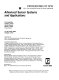 Advanced sensor systems and applications : 15-18 October 2002, Shanghai, China /