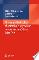 Physics and Technology of Amorphous-Crystalline Heterostructure Silicon Solar Cells /