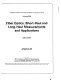 Fiber optics : short-haul and long-haul measurements and applications : August 24-25, 1982, San Diego, California /