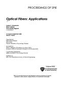 Optical fibers : applications : 31 August-2 September 2005, Warsaw, Poland /
