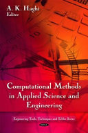 Computational methods in applied science and engineering /