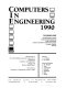 Computers in engineering, 1990 : proceedings of the 1990 ASME International Computers in Engineering Conference and Exposition, August 5-9, Boston, Massachusetts /