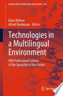 Technologies in a Multilingual Environment : XXII Professional Culture of the Specialist of the Future /