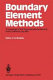 Boundary element methods : proceedings of the third international seminar, Irvine, California, July 1981 /