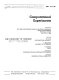 Computational experiments : presented at the 1989 ASME Pressure Vessels and Piping Conference - JSME Co-Sponsorship, Honolulu, Hawaii, July 23- 27, 1989 /