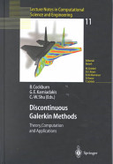 Discontinuous Galerkin methods : theory, computation, and applications /