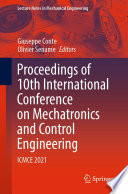 Proceedings of 10th International Conference on Mechatronics and Control Engineering  : ICMCE 2021 /