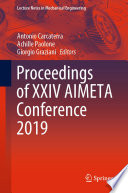Proceedings of XXIV AIMETA Conference 2019 /