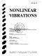 Nonlinear vibrations : presented at the 1993 ASME design technical conferences, 14th Biennial Conference on Mechanical Vibration and Noise, Albuquerque, New Mexico, September 19-22, 1993 /