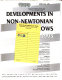 Developments in non-Newtonian flows, 1993 : presented at the 1993 ASME Winter Annual Meeting, New Orleans, Louisiana, November 28-December 3, 1993 /
