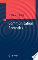 Communication acoustics /