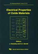 Electrical properties of oxide materials /