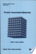 Cluster assembled materials /