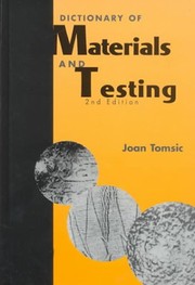 Dictionary of materials and testing /