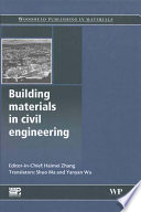 Building materials in civil engineering /