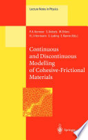 Continuous and discontinuous modelling of cohesive-frictional materials /