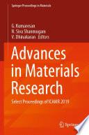 Advances in Materials Research : Select Proceedings of ICAMR 2019 /