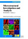 Microstructural investigation and analysis /