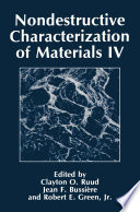 Nondestructive characterization of materials IV /