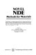 Novel NDE methods for materials : proceedings of a symposium /