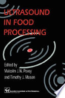 Ultrasound in food processing /