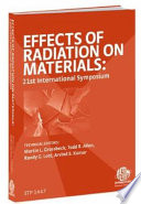 Effects of radiation on materials /