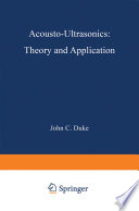 Acousto-ultrasonics : theory and application /