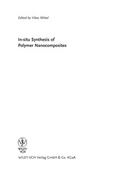 In-situ synthesis of polymer nanocomposites /