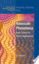 Nanoscale phenomena : basic science to device applications /