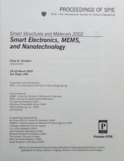 Smart structures and materials 2002.