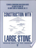 Construction with large stone.