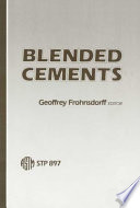 Blended cements : a symposium /