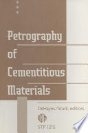 Petrography of cementitious materials /