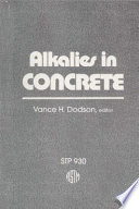 Alkalies in concrete : a symposium /