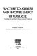 Fracture toughness and fracture energy of concrete : proceedings of the International Conference on Fracture Mechanics of Concrete, Lausanne, Switzerland, October 1-3, 1985 /